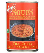 Amy&#39;s Organic Thai Curry Sweet Potato Lentil Soup, 14.1 oz Can, Case of ... - $1,579.94 MXN