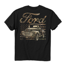 New FORD 49 CAMO FLAG T SHIRT POWERED BY FORD - £20.09 GBP+