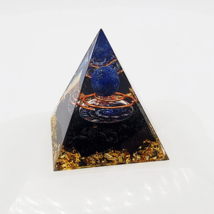 Lapis Lazuli Pyramid ~ Energy Generator, Healing, Cleanse, Orgonite, Witchcraft - £15.62 GBP