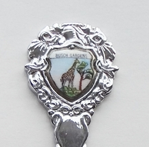 Collector souvenir spoon usa florida tampa busch gardens giraffe porcelain  1  thumb200
