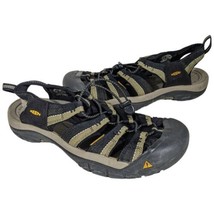 Keen Newport H2 Mens Size 11.5 Black Green Sandals Hiking Outdoor Toe (110230) - £39.85 GBP