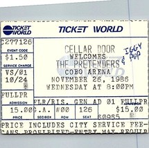 The Pretenders Iggy Pop Concert Ticket Stub November 26 1986 Detroit Mic... - $24.74