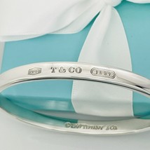 7.5&quot; Medium Tiffany &amp; Co 1837 Bangle Bracelet in Sterling Silver AUTHENTIC - $299.00