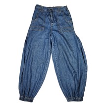 Pilcro Jeans Womens Size 28 Wharfside High Rise Jogger Jeans Blue Denim ... - $59.39