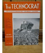 The TECNOCRAT, Publication of Tecnocracy Inc. Los Angeles, CA  No 199 Se... - £27.92 GBP