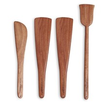 Wooden Flip Spatula Ladle For Cooking Dosa Roti Chapati Kitchen Tools Handmade - £28.28 GBP