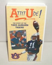 ATTITUDE !The Story of The 1993 Auburn Tigers Video Tape VHS Format Great! - £2.41 GBP