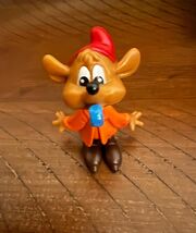 Disney Cinderella Jaq Mouse Figurine - 2” PVC Cake Topper Birthday Party... - $9.89