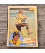1983 Topps John Candelaria #755 Pittsburgh Pirates MLB Near Mint Vintage... - $37.80 MXN