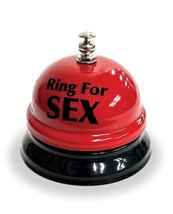 RING FOR SEX BELL GAG GIFT NOVELTY ADULT PARTY - $15.34