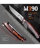 Bohler M390 Steel Blade Folding Pocket EDC Knife Ironwood Handle with Sh... - $2,372.20 MXN
