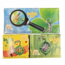A Bugs Life Clip-Tock Watch Collection McDonalds Toys 1998 Set of 3 Bran... - £10.14 GBP