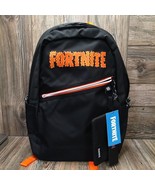 FORTNITE 18&quot; Kids Backpack School Bag BLACK Comfortable Gaming Laptop Sl... - £13.99 GBP