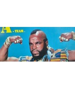 Vintage 1983 The A Team TV Show Mr. T Metal TV Tray 17x12.5&quot; BA Baracus - $1,842.85 MXN