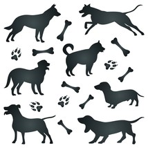 PetPal Dog Stencil - 4.5 x 4.5 inch - Animal Canine Silhouette Stencils for Pain - £21.82 GBP