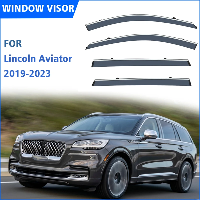 FOR Lincoln Aviator 2019-2023 Window s Rain Guard Windows Rain Cover Def... - $138.66