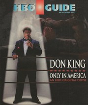 ORIGINAL Vintage Nov 1997 HBO Guide Magazine Don King Only in America Star Trek - £19.37 GBP