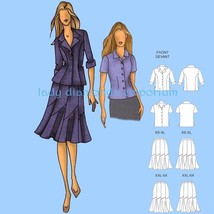 Womens Pinwheel Skirt Shirt Blouse Jacket size  18 20 22 24 26 28 30 32 34 36 38 - £10.95 GBP