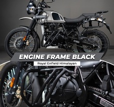 Engine Frame Texture Matt Black HIMALAYAN/ Compatible With Scram 411 BS6 2021-22 - £135.88 GBP