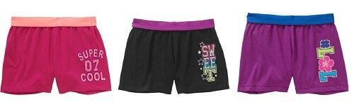 Girls' Faded Glory Graphic Shorts Various Sizes and colors  NWT - £4.46 GBP