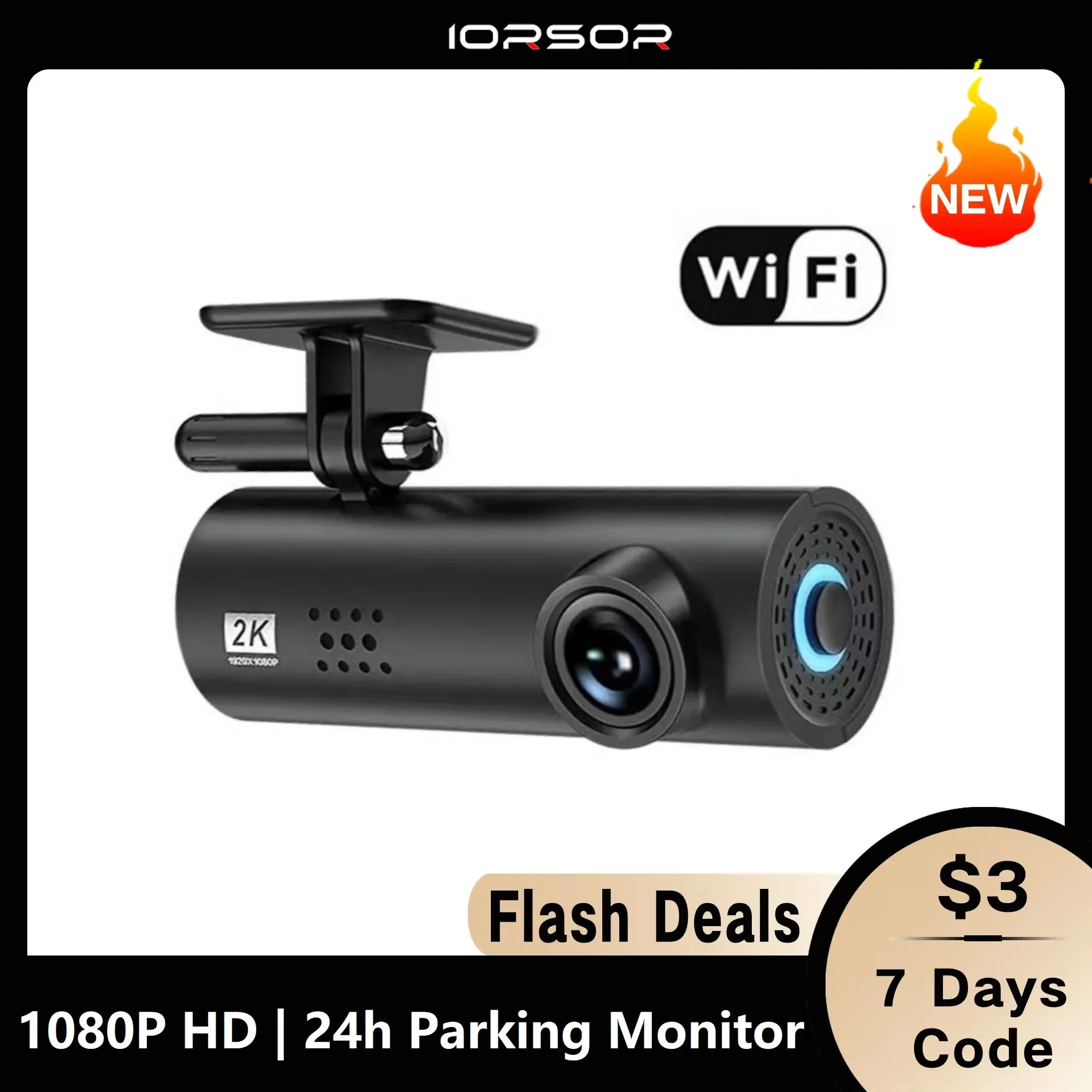1080P Dash Cam for Car Camera Wifi Dvr Para Coche Night Vision Dashcam 24h - £29.02 GBP+