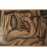 Original Hand Signed Allison Jenetopulos Contemporary Mixed Media Art Dr... - €640,18 EUR