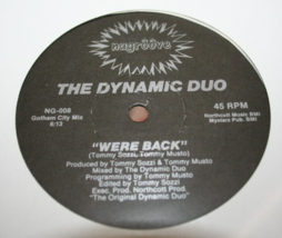 THE DYNAMIC DUO We&#39;re Back 12&quot; Vinyl Nu Groove 1988 Freestyle HOUSE/CLUB... - $14.84