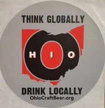Think Globally Drink Locally sticker - $5.65