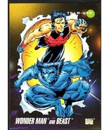 1992 Marvel TM Impel Team-Ups Wonder Man And Beast Card #89 EUC Sleeved - £1.57 GBP