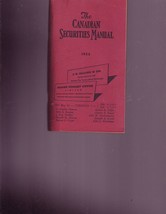 Il Canadese Sicurezza Manuale 1955 Canada Stock Market - £6.80 GBP