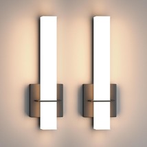 Modern Led Wall Sconces Set Of Two,18W 3000K Dimmable Led Sconces Wall Lighting, - £131.01 GBP