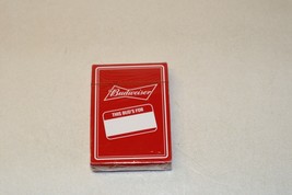 Budweiser Playing Cards This Bud&#39;s For You Factory Sealed Deck - £3.12 GBP