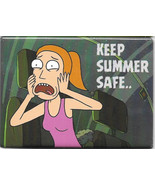 Rick and Morty Animated TV Series Keep Summer Safe.. Refrigerator Magnet... - £3.92 GBP