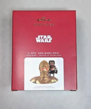 2021 Hallmark C-3PO  Babu Frik Star Wars Rise of Skywalker  Ornament Sound NIB - £11.77 GBP