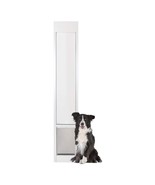 Petsafe Dog Door For Sliding Glass Door Medium size 91”-96” White Alum. ... - $4,370.80 MXN
