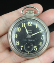 Westclox &quot;Scotty&quot; pocket watch vintage antique black - $34.99