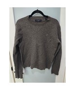 AllSaints Grey Wool Sweater L Soft Knit Pullover RWS Certified - $65.00
