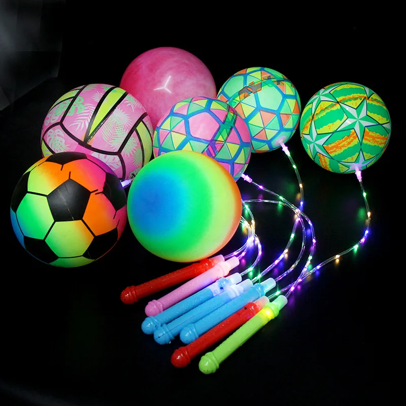 Flashing LED Throwing Balls Toy Adults Kids Outdoor Dark Sport Game Light Up - £8.79 GBP