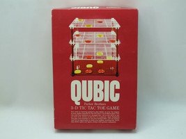 Qubic 3-D Tic Tac Toe Game 1965 Parker Brothers No. 400 Excellent 100% C... - $38.49