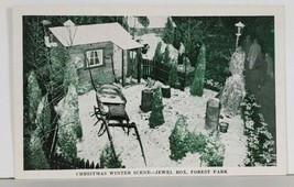 St Louis Missouri Christmas Winter Scene Jewel Box Forest Park Postcard K17 - £5.39 GBP