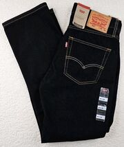 Levis 514 Jeans Mens 30x30 Black Straight Leg Stretch Denim - $62.55 CAD