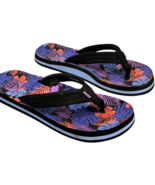 Reef flip flops purple seaside print kids size 4 EU35 - $25.60