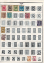AUSTRIA 1920-1924 Very Fine Used Stamps Hinged on List: 2 Sides - £1.47 GBP