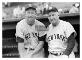 Mickey Mantle And Casey Stengle New York Yankees Baseball 5X7 Photo - £6.72 GBP