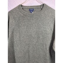 J.Crew Men&#39;s Crewneck Sweater Supersoft Lambswool Blend Green Size Mediu... - $29.95