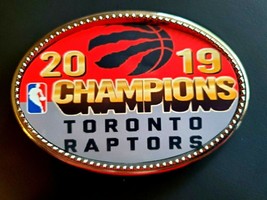 TORONTO RAPTORS 2019 Commemorative NBA Championship  Belt Buckle - NEW! - $16.78