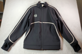 US Ski Team Jacket Womens Medium Black Polyester Long Sleeve Pockets Full Zipper - £19.06 GBP