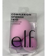 E.L.F. Complexion Sponge Trio, 3 Sponges For Precise Coverage Box Damage... - $9.36 CAD