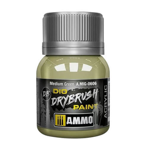 Ammo by MIG Drybrush - Medium Green - $15.51