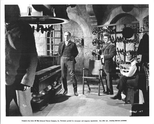 The Evil of Frakenstein 1964 Hammer original 8x10 photo Peter Cushing ...